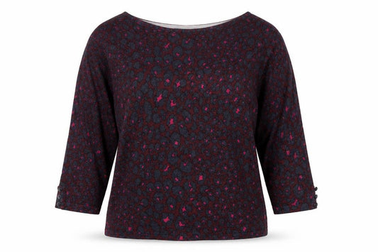 Front view of Next Women’s Multicoloured Animal Print Blouse UK 14 Cotton Blend