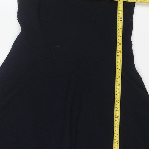 Apricot Women's Black Fit & Flare Sleeveless Knee Length Dress Size 12