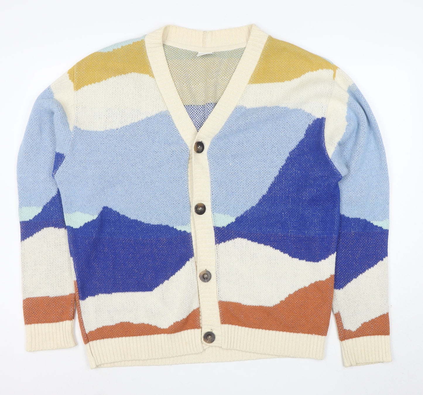 Urban Outfitters Women’s Multicoloured V-Neck Cardigan Size S