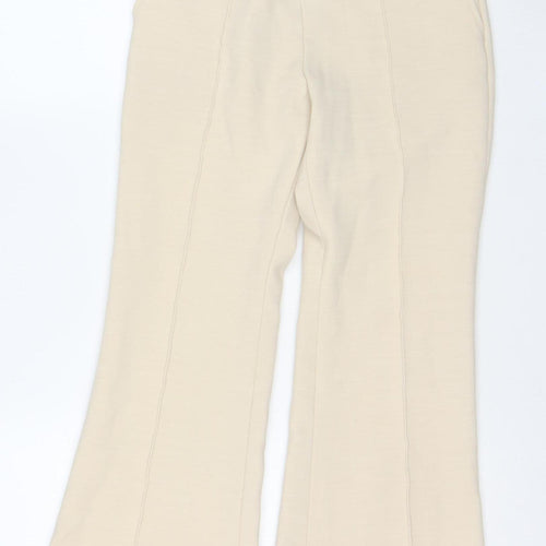 Dream Trend Women’s Beige Flared Dress Pants Trousers Size M