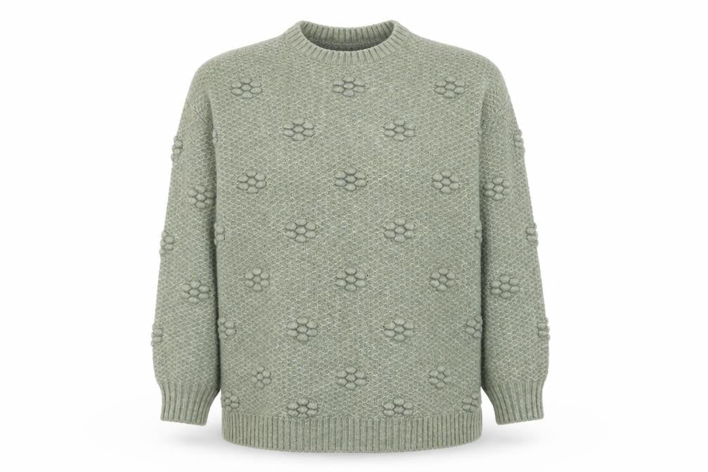 Marks and Spencer Women’s Green Wool Blend Knit Jumper Size S