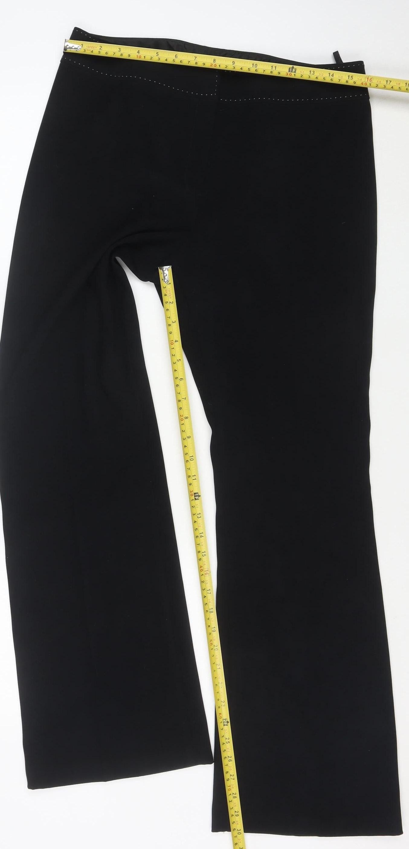 Marks and Spencer Women’s Black Size 14 Stretch Trousers