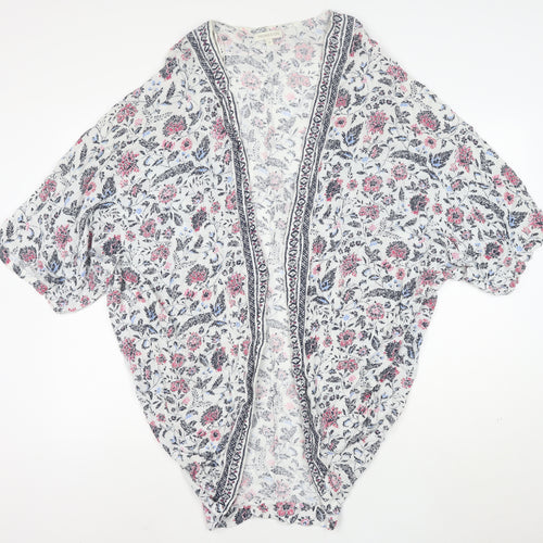 Monsoon Women’s Multicoloured Floral Kimono Blouse M