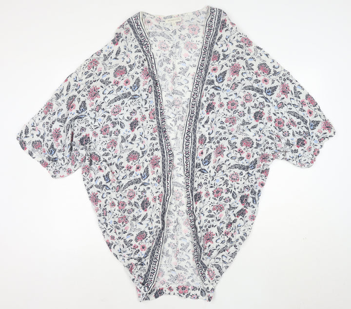 Monsoon Women’s Multicoloured Floral Kimono Blouse M
