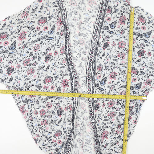 Monsoon Women’s Multicoloured Floral Kimono Blouse M