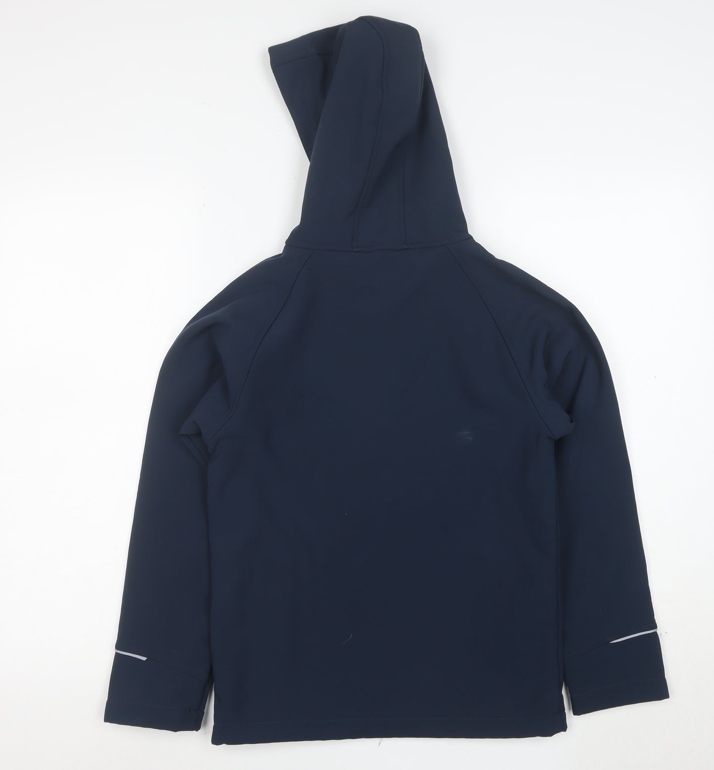Hi Gear Boys Blue Soft Shell Hooded Jacket 11-12 Years Full Zip Outdoor