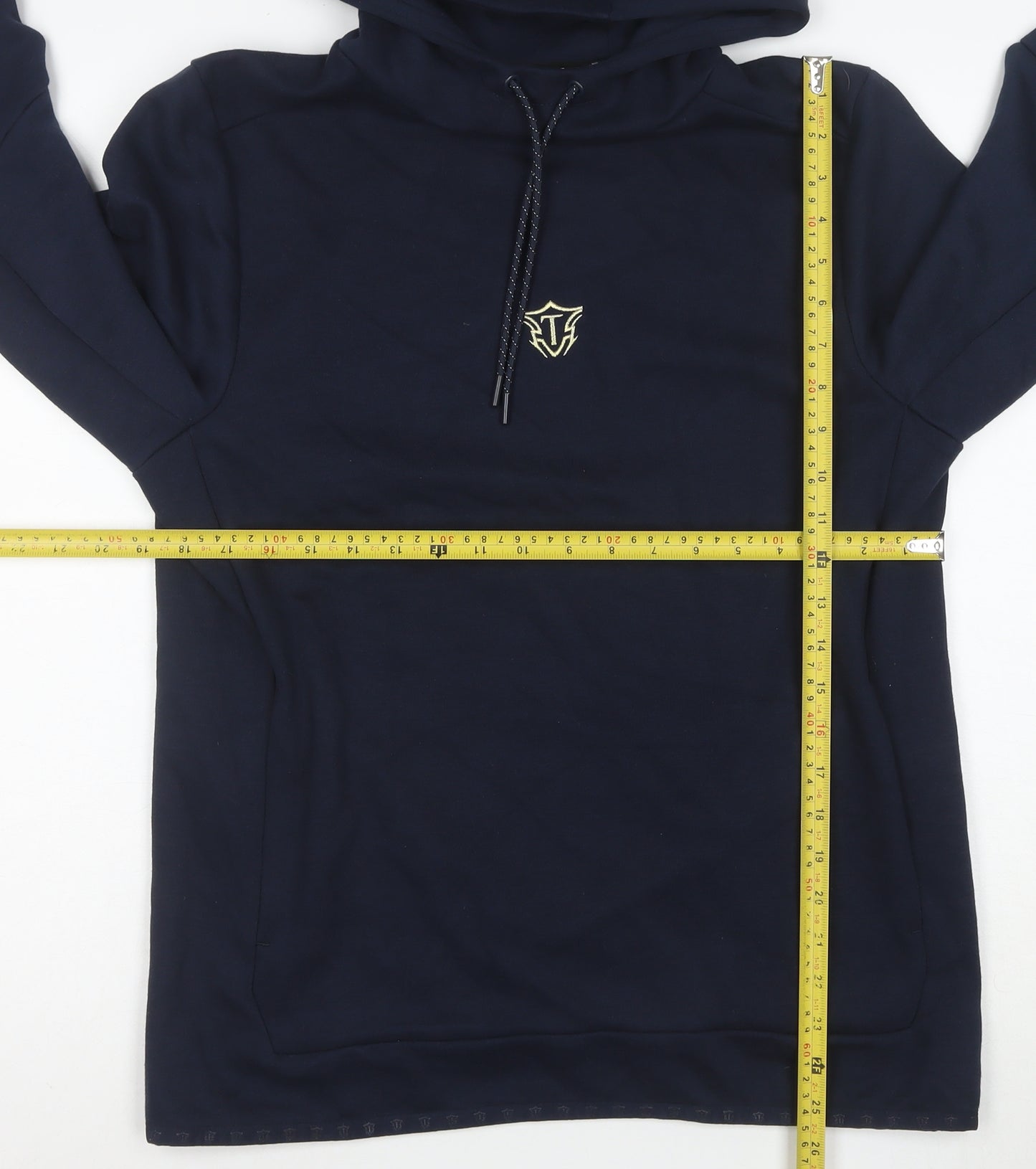 Timeless Trend Men's Blue Pullover Hoodie Size S
