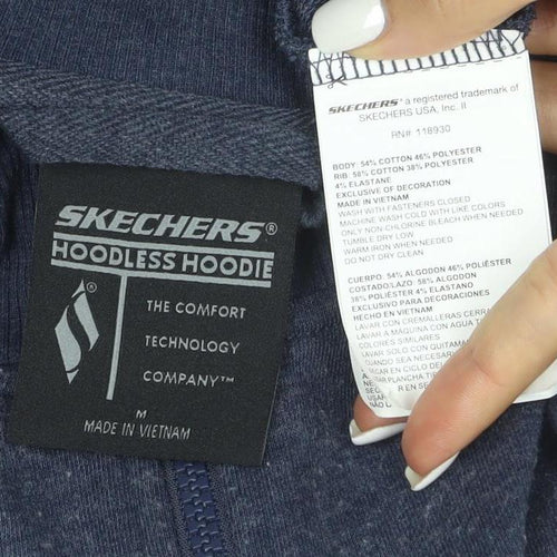 Skechers Men's Blue Full Zip Sweatshirt Jacket M