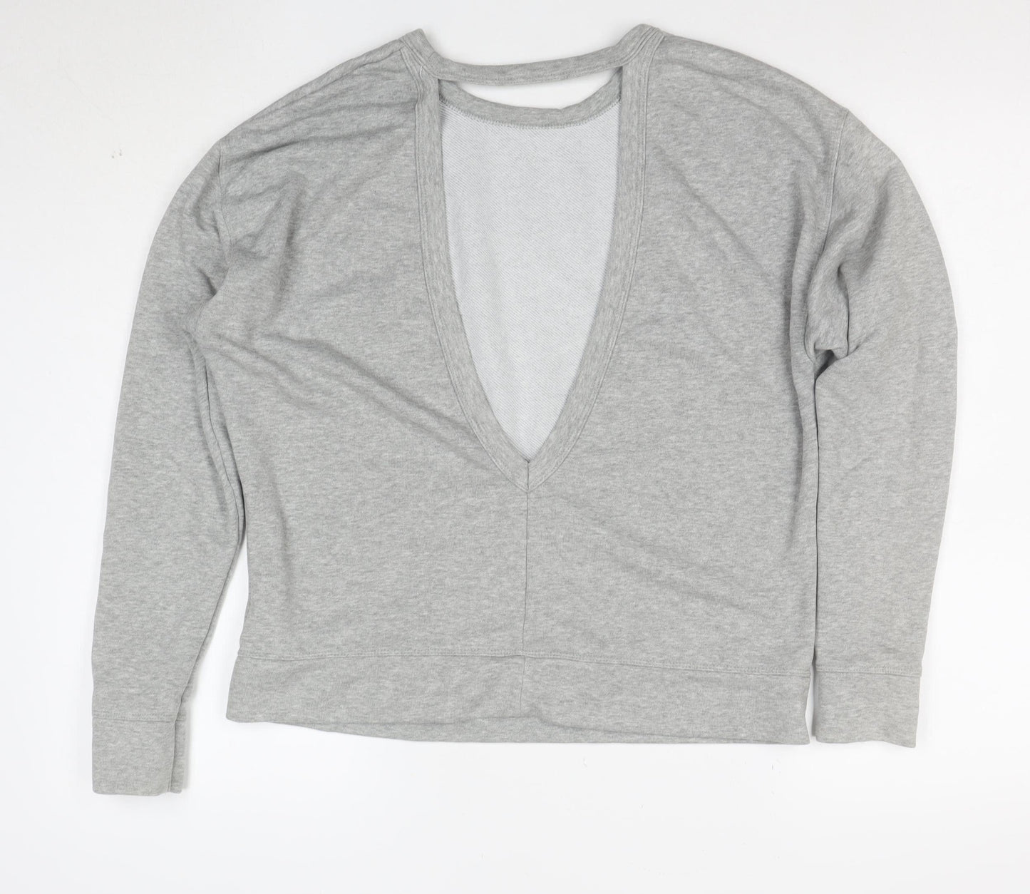 Nike Women's Grey Dri-FIT Pullover Sweatshirt Small Lightweight