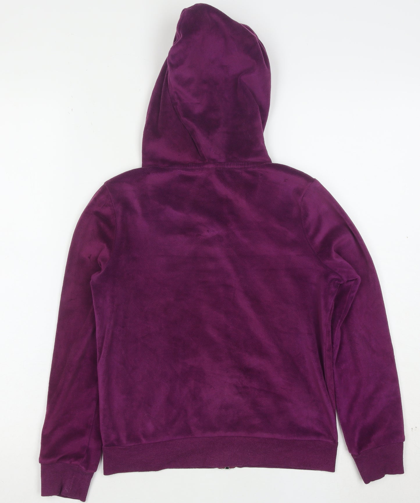 Jessie’s Women’s Purple Velour Full Zip Hoodie Size L