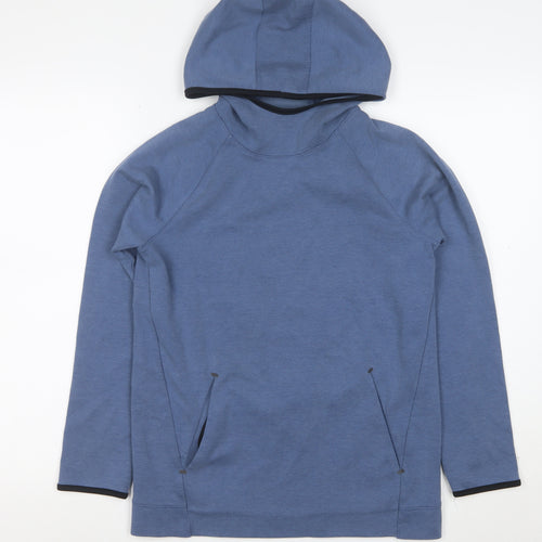 Old Navy Active Blue Pullover Hoodie XL Lined Womens Long Sleeve