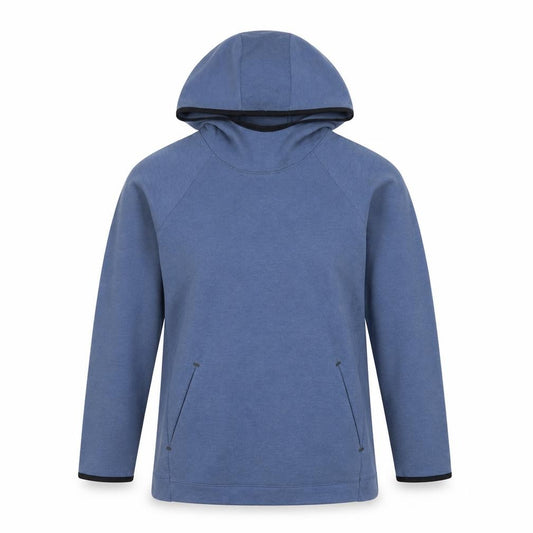 Front view of Old Navy Active Blue Pullover Hoodie XL Lined women’s long sleeve