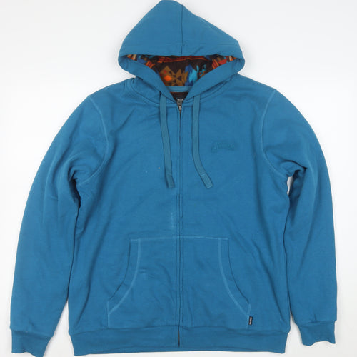 Saltrock Women's Blue Full Zip Hooded Sweatshirt Size 14 Cotton Blend