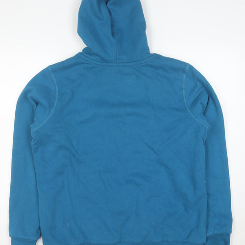 Saltrock Women's Blue Full Zip Hooded Sweatshirt Size 14 Cotton Blend