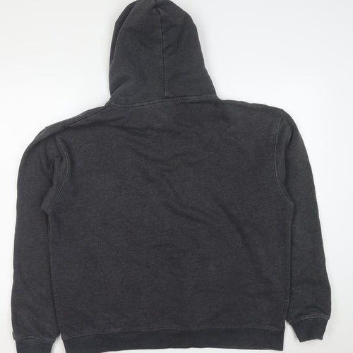 Zayan Mens Grey XL Pullover Hoodie Brooklyn Graphic Fleece