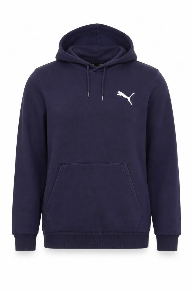 Puma Men's Blue Pullover Hoodie Size S Fleece Sportswear