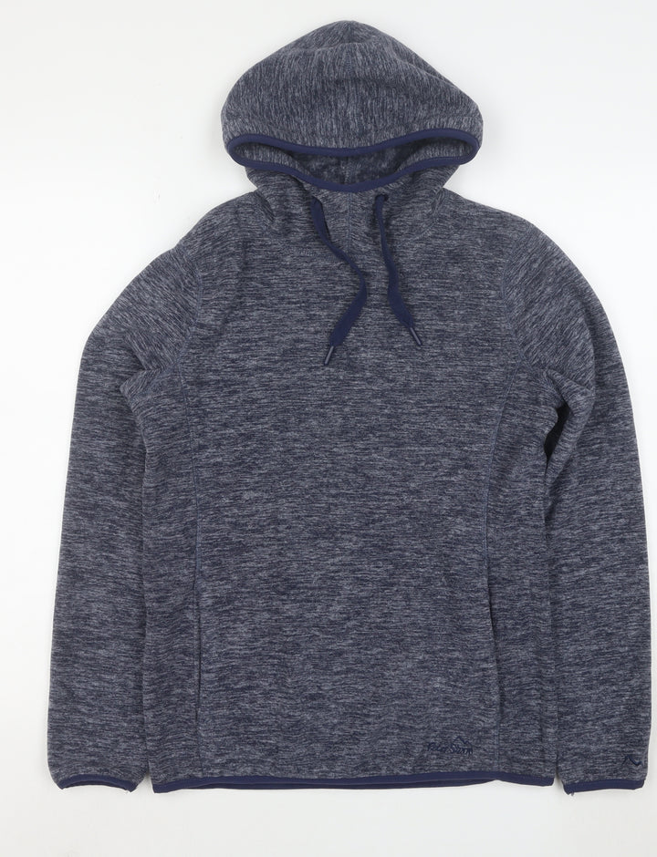 Peter Storm Women's Blue Size 10 Pullover Hoodie Fleece Sweatshirt