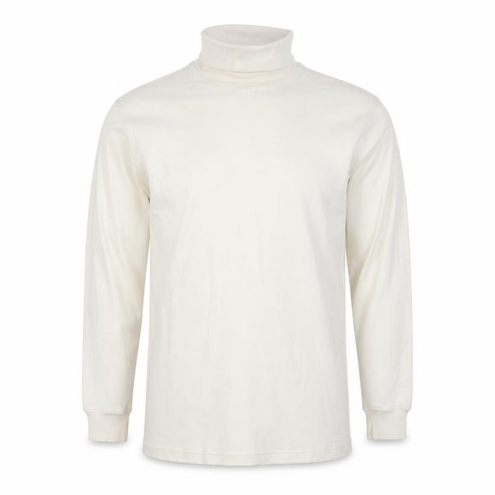 Lyle & Scott Men's Ivory Roll Neck Cotton Pullover Sweatshirt XL