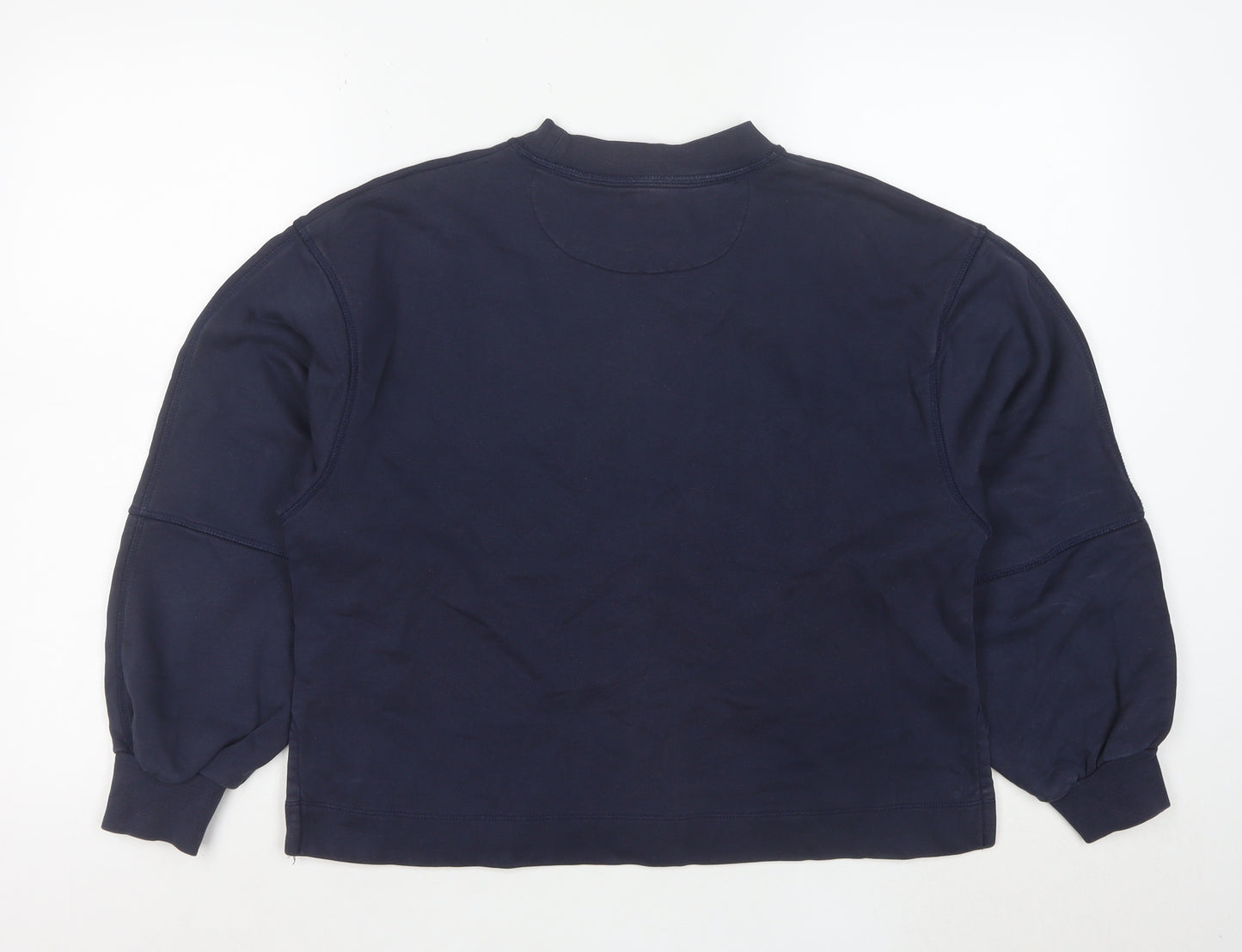 GANT Womens Navy Blue Cotton Crew Neck Pullover Sweatshirt Size M