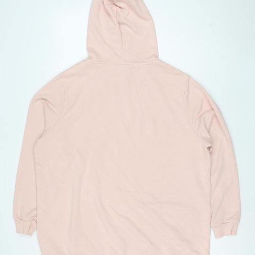 Marks and Spencer Women's Pink Pullover Hoodie Size 22 Cotton Blend