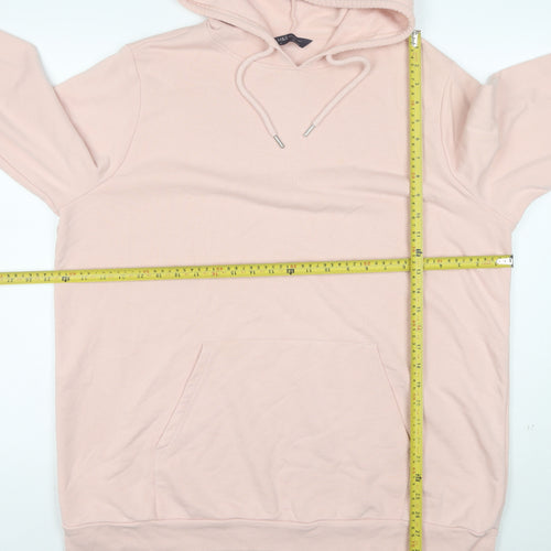 Marks and Spencer Women's Pink Pullover Hoodie Size 22 Cotton Blend