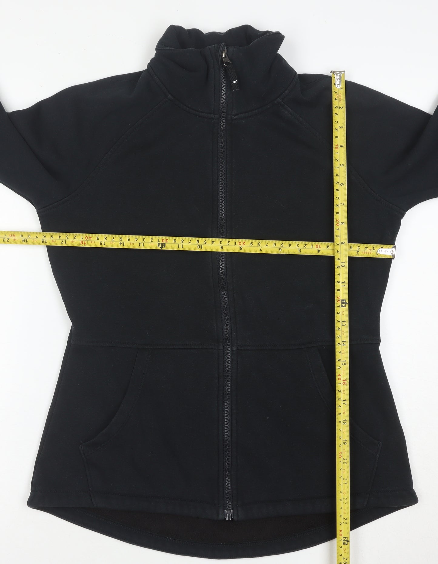 Skechers Women's Black Full Zip Fleece Sweatshirt Size M