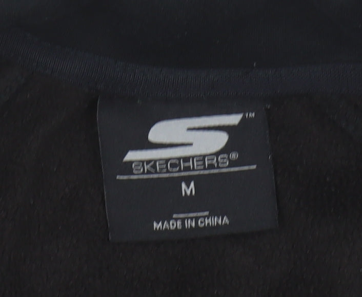 Skechers Women's Black Full Zip Fleece Sweatshirt Size M