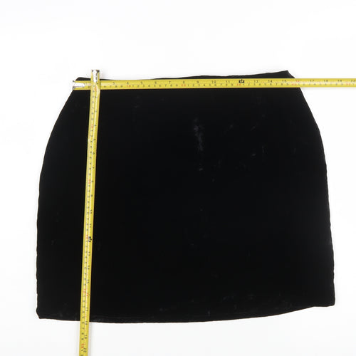 Opera at Richards Women's Black Velvet Pencil Skirt Size 16