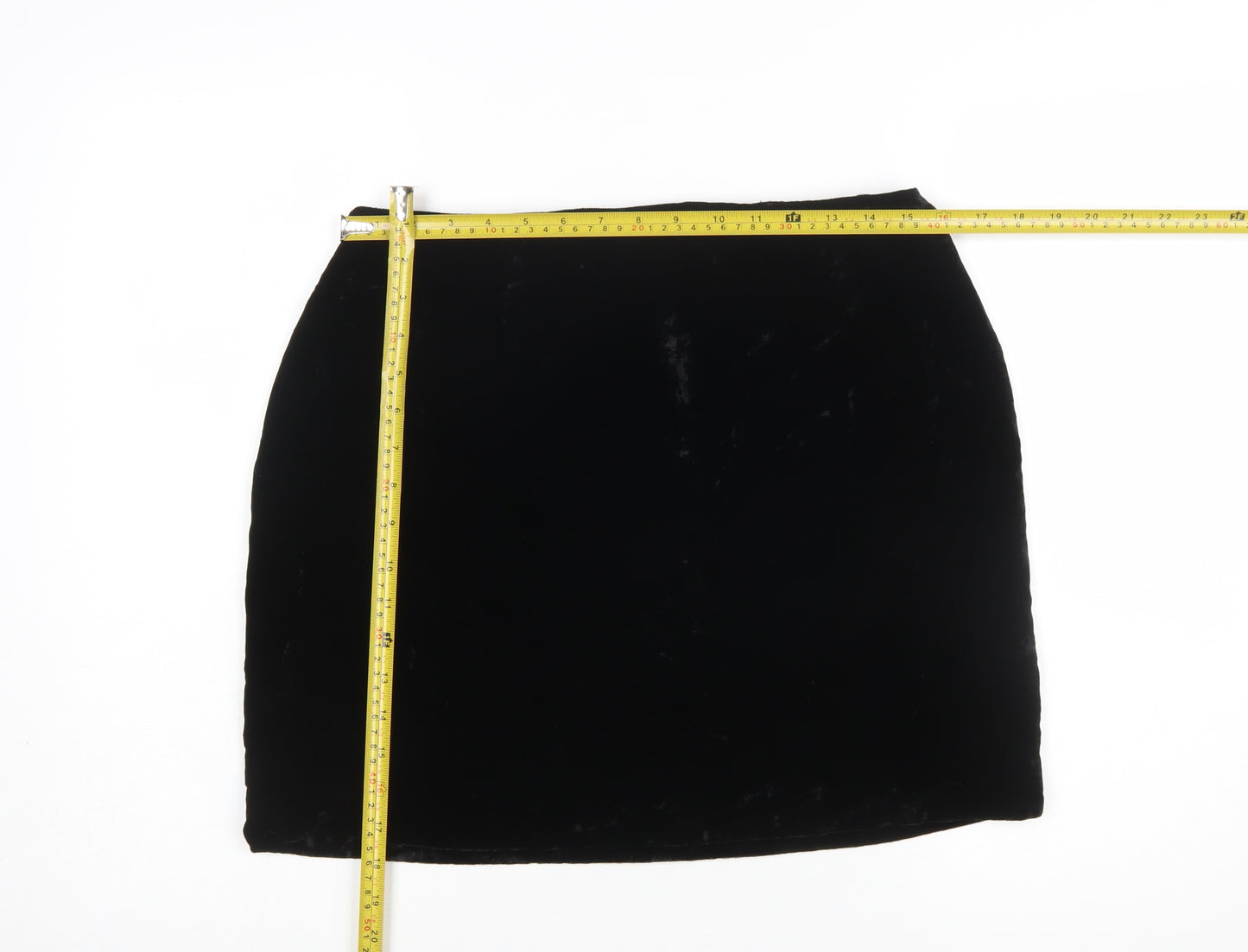 Opera at Richards Women's Black Velvet Pencil Skirt Size 16