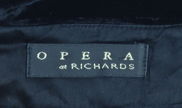 Opera at Richards Women's Black Velvet Pencil Skirt Size 16