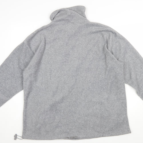 Walt Disney World Grey Fleece Pullover Sweatshirt Women XL Mickey Design