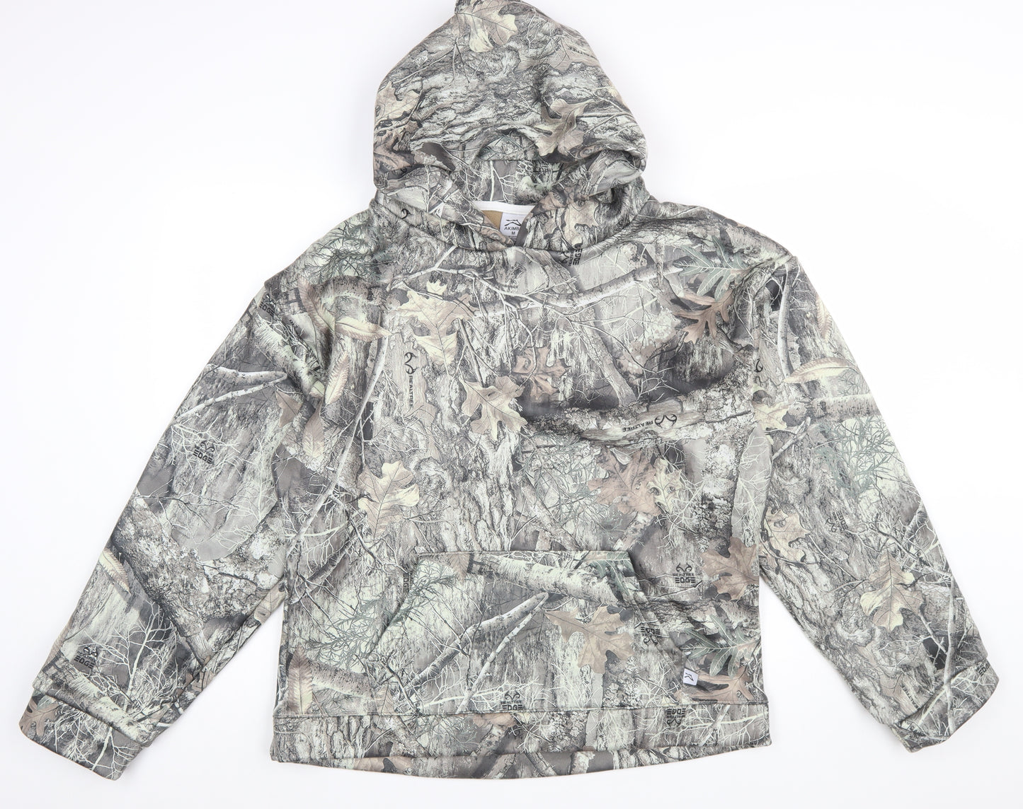 Akimbo Men's Camouflage Fleece Pullover Hoodie Size M