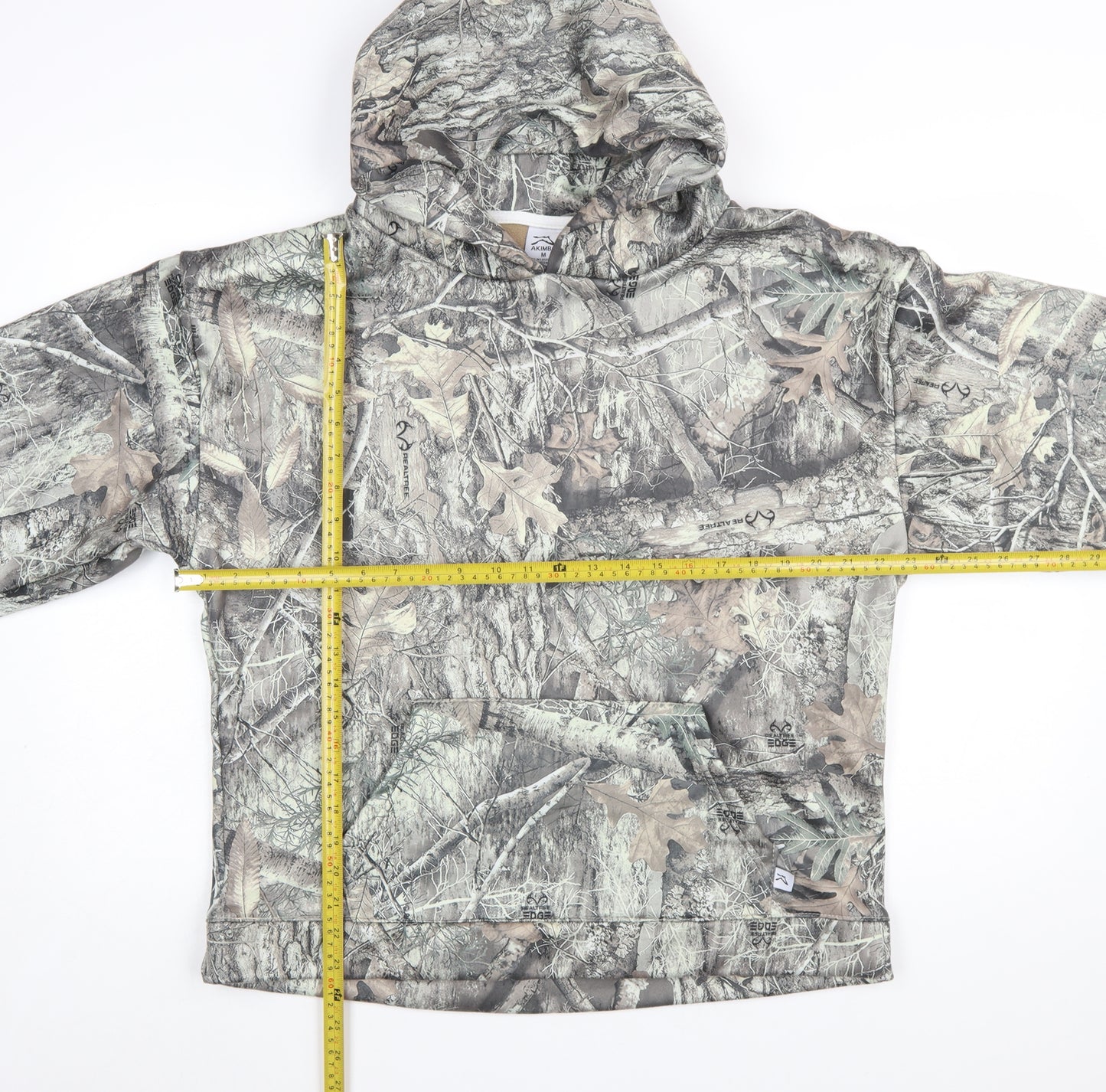 Akimbo Men's Camouflage Fleece Pullover Hoodie Size M