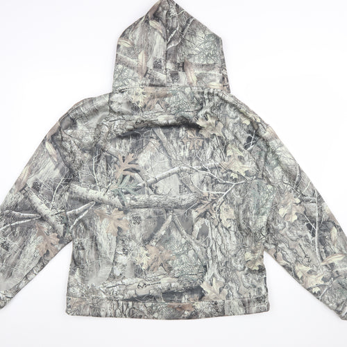 Akimbo Men's Camouflage Fleece Pullover Hoodie Size M