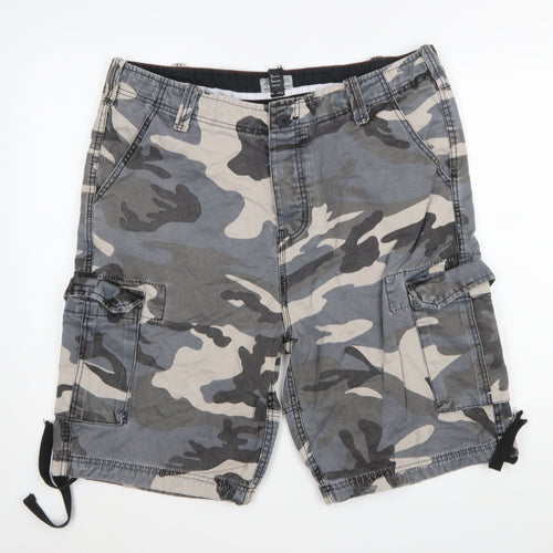 Vintage Shorts Men's Camo Cargo Cotton XL Casual Summer Wear