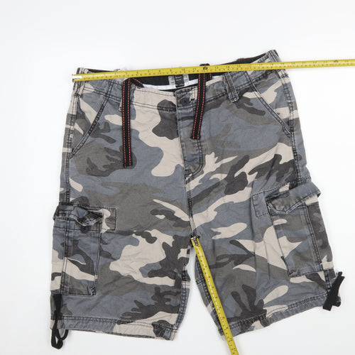 Vintage Shorts Men's Camo Cargo Cotton XL Casual Summer Wear