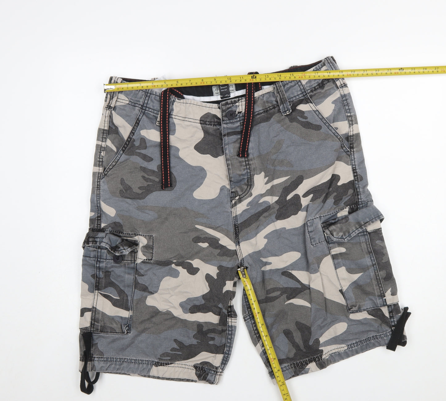 Vintage Shorts Men's Camo Cargo Cotton XL Casual Summer Wear