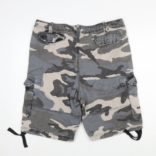 Vintage Shorts Men's Camo Cargo Cotton XL Casual Summer Wear