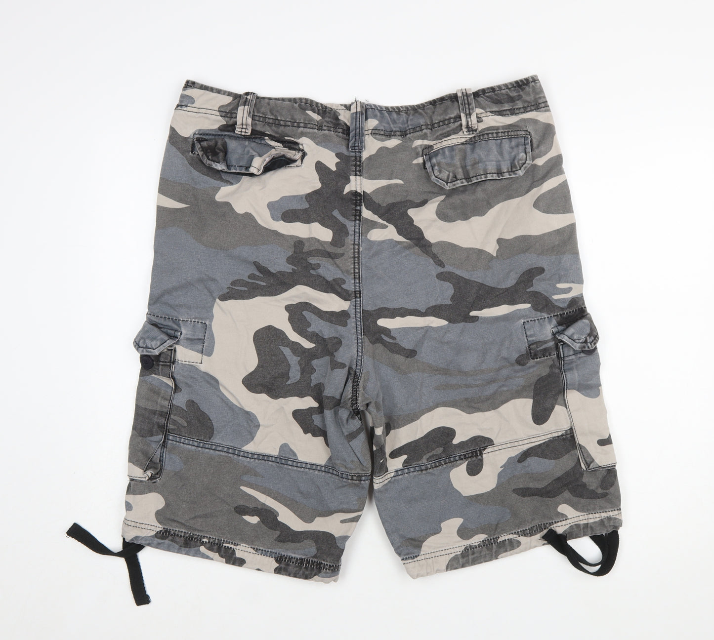 Vintage Shorts Men's Camo Cargo Cotton XL Casual Summer Wear