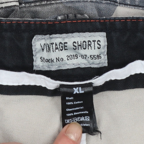 Vintage Shorts Men's Camo Cargo Cotton XL Casual Summer Wear