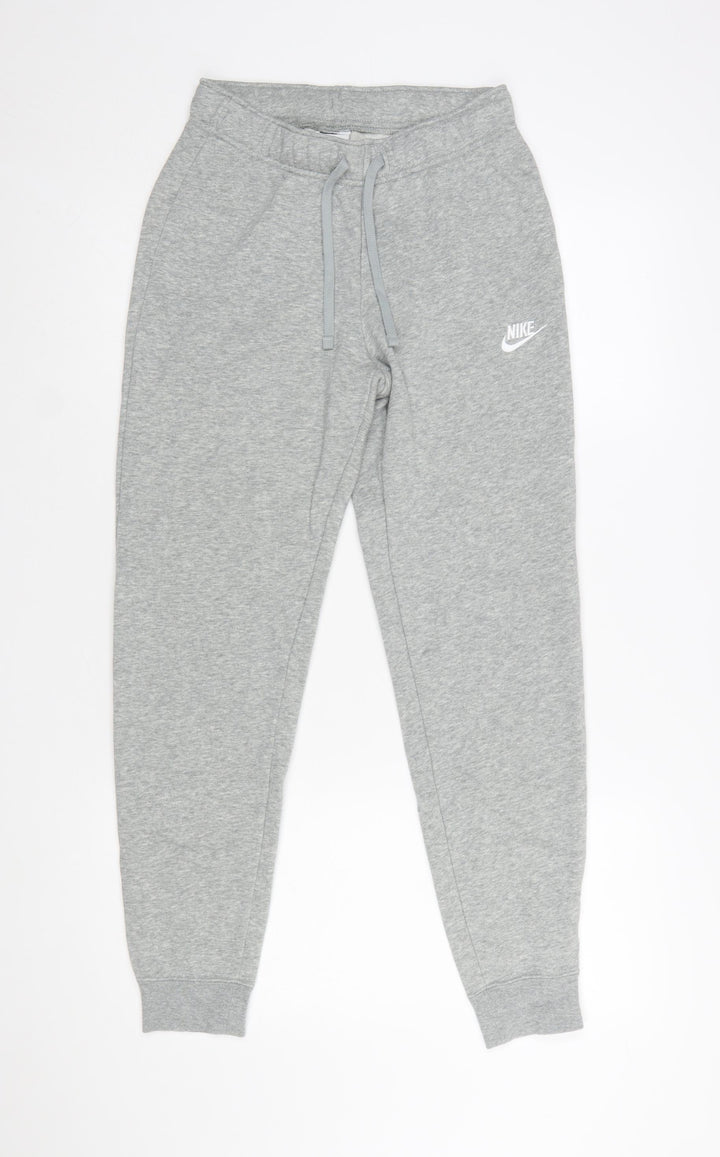 Nike Womens Grey Jogger Sweatpants Small Cotton Blend