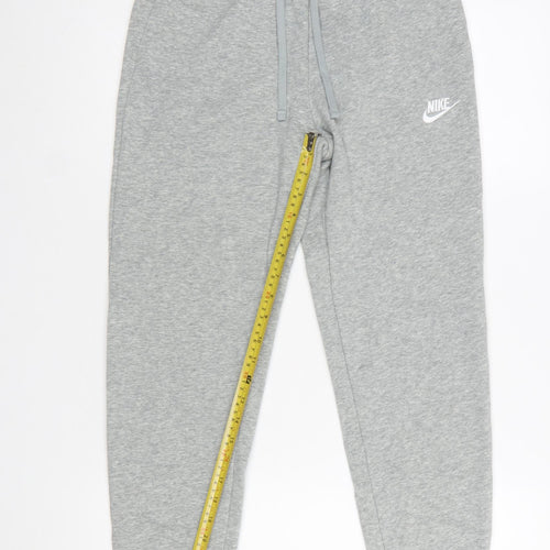 Nike Womens Grey Jogger Sweatpants Small Cotton Blend