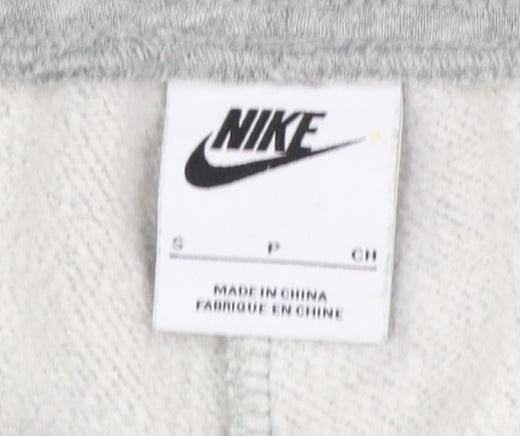 Nike Womens Grey Jogger Sweatpants Small Cotton Blend