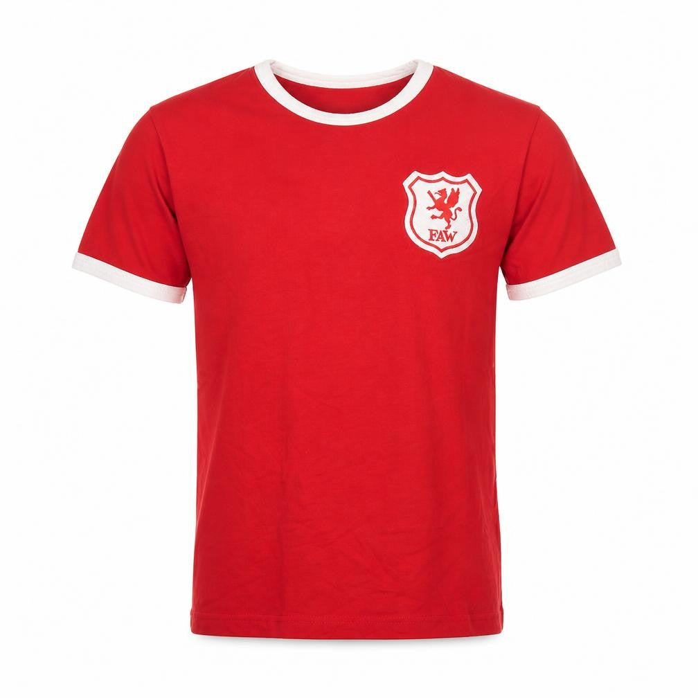 Clique Men's Red FAW Crew Neck Short Sleeve Cotton T-Shirt Size S