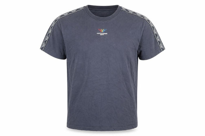 Commonwealth Sport Men's Grey Short Sleeve Crew Neck T-Shirt Size L