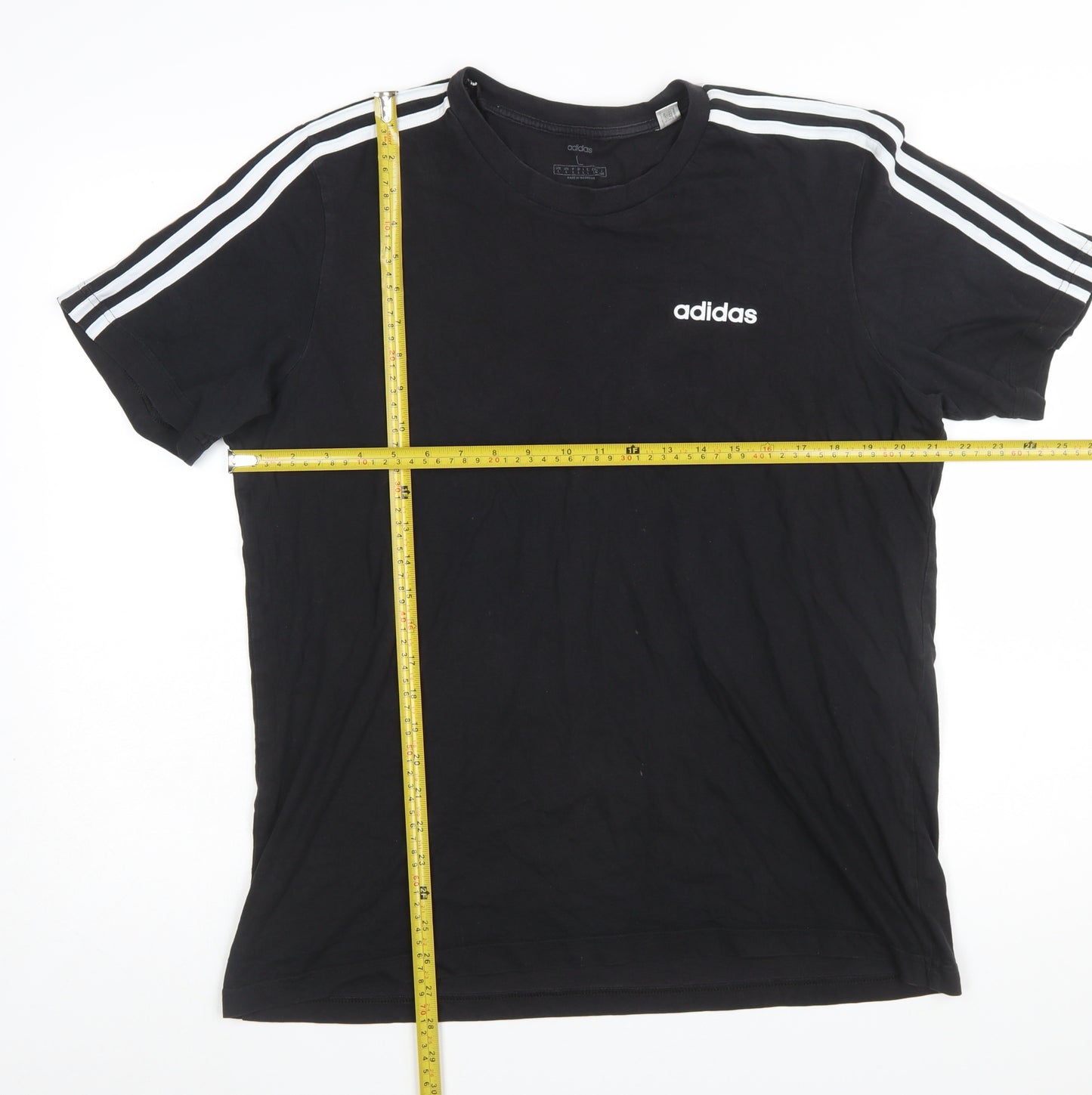 adidas Men's Black L Short Sleeve Crew Neck Sports T-Shirt