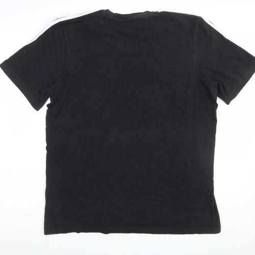 adidas Men's Black L Short Sleeve Crew Neck Sports T-Shirt