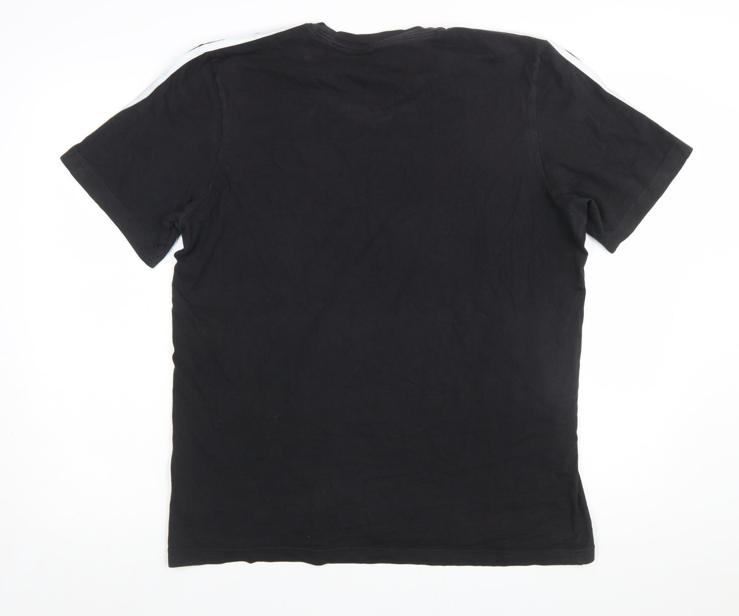 adidas Men's Black L Short Sleeve Crew Neck Sports T-Shirt
