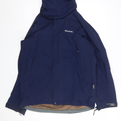 Sprayway Men's Blue Waterproof Gore-Tex Hiking Jacket Size M