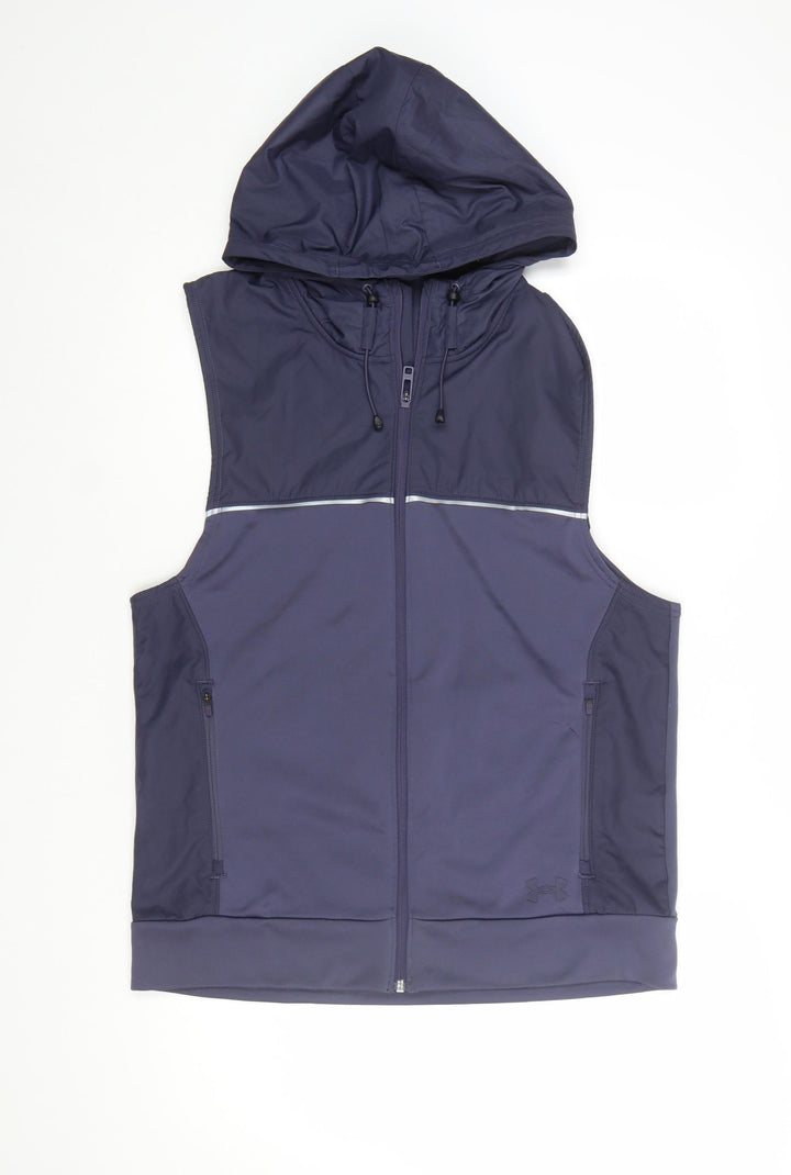 Under Armour Men's Blue Medium Hooded Softshell Bodywarmer